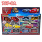 12pcs/Set Disney Pixar Cars Lightning Mcqueen Jackson Storm Mater Pvc Model Back-Force Car Toy For Kids Birthday Gift Set