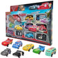 12pcs/Set Disney Pixar Cars Lightning Mcqueen Jackson Storm Mater Pvc Model Back-Force Car Toy For Kids Birthday Gift Set